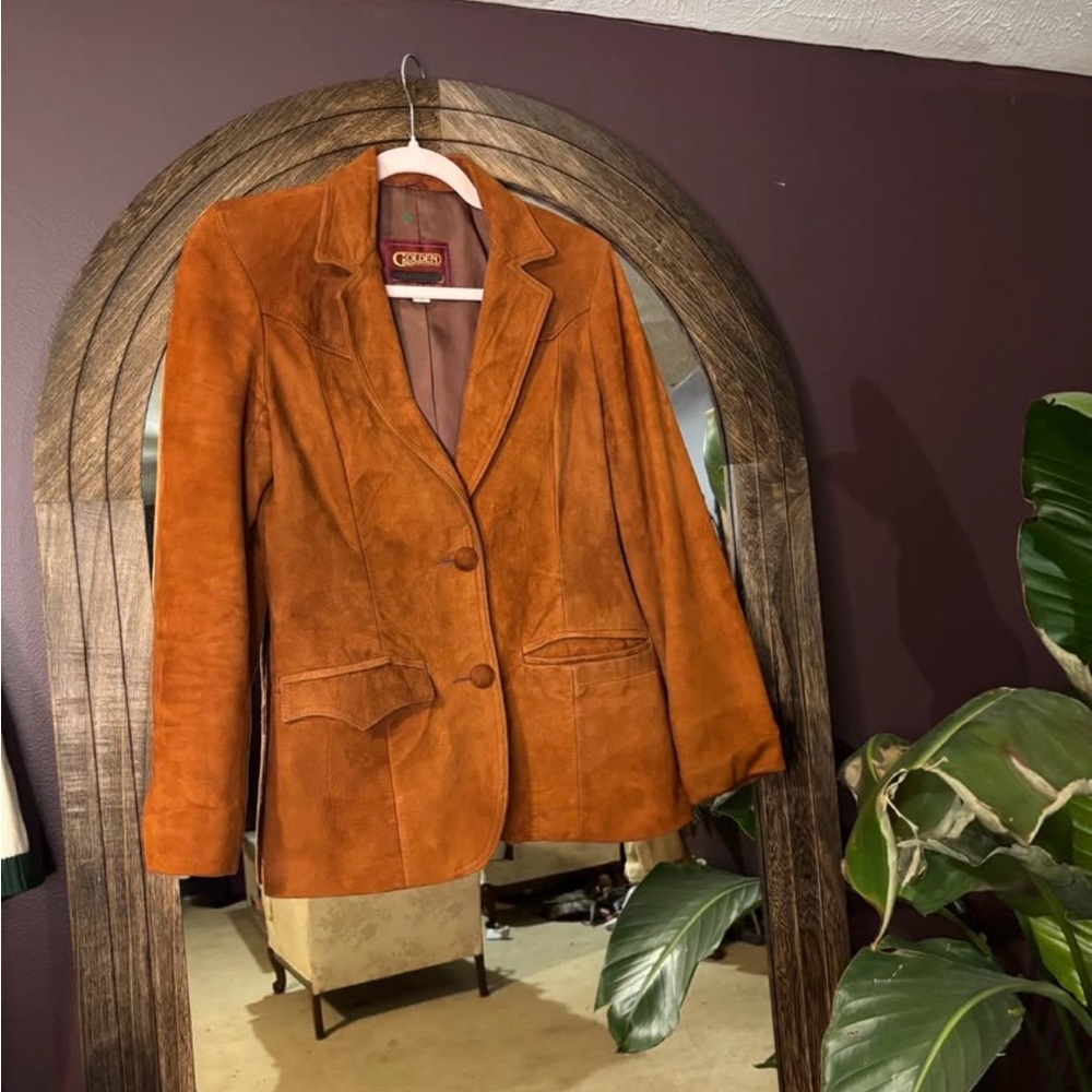 Holden Women's Brown Suede Blazer